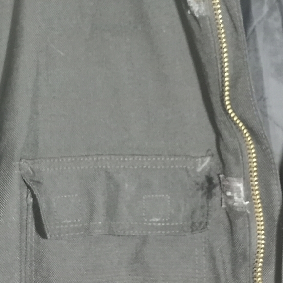 Carhartt Thrashed Artic Quilted Lined Black Canvas Brown Corduroy Collar Jacket - Picture 3 of 13